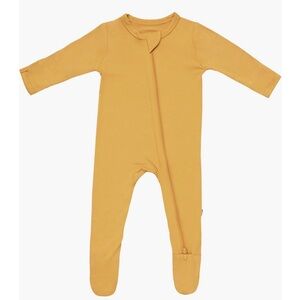 🪁 NWT Kyte BABY Zip-Up Footie, Marigold, 12-18